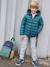 Light Padded Jacket with Hood for Boys black+emerald green+hazel+medium blue+navy blue+olive+pecan nut+red - vertbaudet enfant 