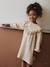 Floral Dress in Cotton Gauze for Girls ecru - vertbaudet enfant 
