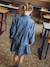 Lightweight Denim Dress for Girls denim grey+medium blue - vertbaudet enfant 