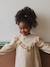 Floral Dress in Cotton Gauze for Girls ecru - vertbaudet enfant 