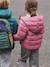 Lightweight hooded puffer jacket for girls grey green+navy blue+old rose+rose - vertbaudet enfant 