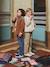 Corduroy Shirt with Fleece Hood, for Boys camel - vertbaudet enfant 
