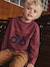 Flocked Long-Sleeved T-Shirt for Boys dusky pink - vertbaudet enfant 