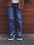 MEDIUM Hip, MorphologiK Straight Leg Waterless Jeans, for Boys Dark Blue+Denim Blue - vertbaudet enfant 