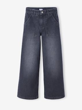 -Jean large poches charpentier fille