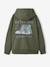 Hooded Sweatshirt for Boys, Jonen khaki - vertbaudet enfant 