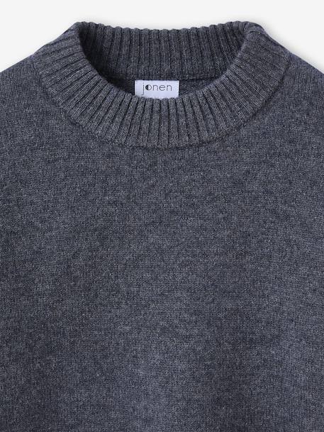 JONEN girl's cashmere blend jumper grey - vertbaudet enfant 