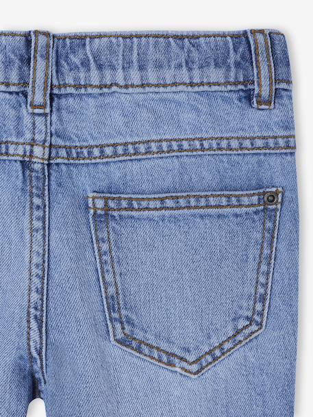 Elasticated Wide Leg Jeans, Adjustable Waist brut denim+stone - vertbaudet enfant 