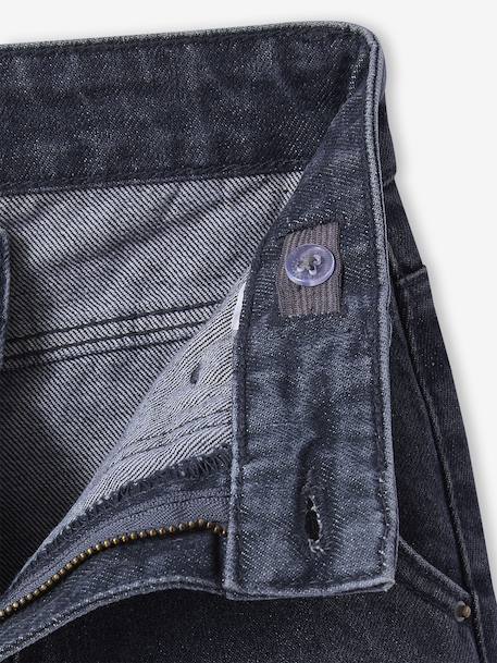 Wide-Leg Carpenter Trousers for Girls, JONEN denim grey+medium blue - vertbaudet enfant 