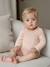 Pack of 2 long-sleeved baby bodysuits in pointelle knit pale pink - vertbaudet enfant 