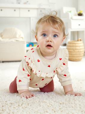 Ensemble bébé fille sweat à volant + legging - vertbaudet enfant Ensemble bébé fille sweat à volant + legging - vertbaudet enfant