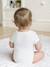 Lot de 2 bodies naissance manches courtes en maille pointelle jaune pâle - vertbaudet enfant 