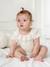 Baby bodysuit with a frilled collar ecru - vertbaudet enfant 
