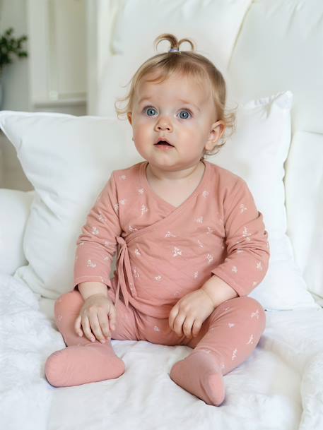 Floral newborn outfit rose - vertbaudet enfant 
