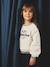 Tennis Club Motif Sweatshirt for Girls ecru - vertbaudet enfant 