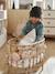 Blanket + Pillow for Dolls, in Cotton Gauze beige+White - vertbaudet enfant 