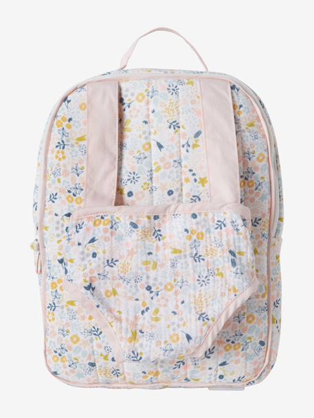 Sac à dos porte poupon blanc+rouge - vertbaudet enfant 