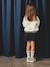 Tennis Club Motif Sweatshirt for Girls ecru - vertbaudet enfant 