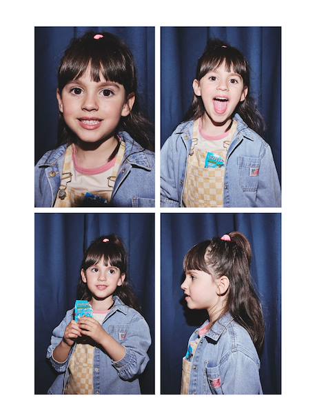 Loose Fit Denim Shirt for Girls light blue - vertbaudet enfant 
