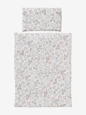 -Blanket + Pillow for Dolls, in Cotton Gauze 
