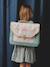 BERGAMOTTE satchel + floral print girl's pencil case sage green - vertbaudet enfant 