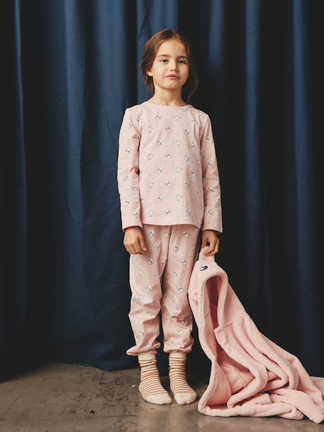 Dress-Up Cat Pyjamas for Girls pale pink - vertbaudet enfant 