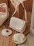 Sac à langer poupon personnalisable + couche + bavoir écru+rouge - vertbaudet enfant 
