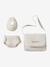 Premium Doll Changing Bag + Nappy + Bib ecru+red - vertbaudet enfant 