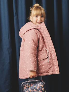 Parka fille à capuche 3 en 1 parka + veste matelassée  - vertbaudet enfant