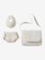 Sac à langer poupon personnalisable + couche + bavoir écru+rouge - vertbaudet enfant 