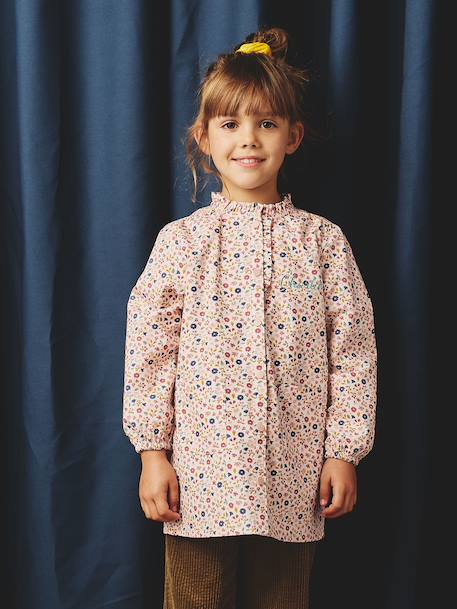 Floral smock for girls LILIBETH rose - vertbaudet enfant 