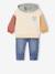 Hooded sweatshirt + jeans set for babies multicoloured - vertbaudet enfant 