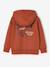 Hooded Sweatshirt with Print & Zip, for Boys rust - vertbaudet enfant 