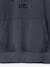 Sweat garçon à capuche oversize noir - vertbaudet enfant 