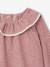Gingham Flannel Blouse with Frilled Collar for Newborns ecru - vertbaudet enfant 