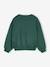 Oversized girls' sportswear sweatshirt green - vertbaudet enfant 