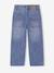 Indestructible Wide Leg Jeans for Girls medium blue - vertbaudet enfant 