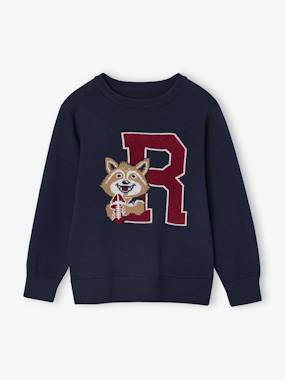 -Pull garçon jacquard motif animal