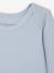 Pack of 3 Bodysuits in Ribbed Knit & Interlock for Newborns sky blue - vertbaudet enfant 