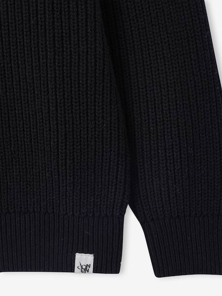 Funnel-Neck Jumper for Boys, JONEN anthracite - vertbaudet enfant 