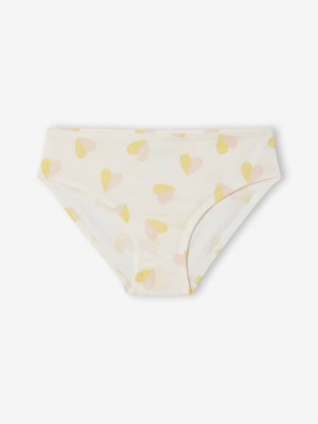 Pack of 10 Fancy Briefs for Girls rose - vertbaudet enfant 