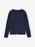 Long-Sleeved Tennis Motif Sports T-Shirt for Girls navy blue - vertbaudet enfant 