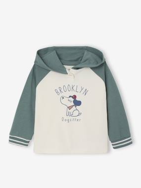 T-shirt à capuche bébé - vertbaudet enfant Bébé-T-shirt, sous-pull-T-shirt à capuche bébé