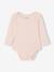 Pack of 3 Bodysuits in Pointelle & Interlock Knit, for Newborns ecru - vertbaudet enfant 