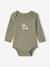 Pack of 5 Bodysuits with Cut-Away Shoulders for Newborns khaki - vertbaudet enfant 