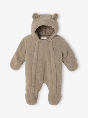 Bébé-Manteau, combipilote, nid d'ange-Combipilote mixte doublée léopard capsule famille