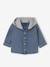 Hooded Denim Shirt for Babies stone - vertbaudet enfant 
