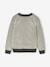 Two-Tone Long Sleeve Knitted Jumper anthracite - vertbaudet enfant 