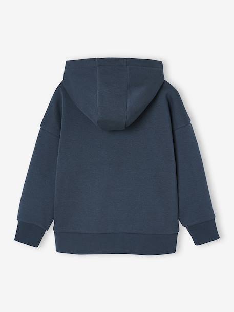 Hooded Sweatshirt with Skate Print anthracite - vertbaudet enfant 