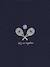 Long-Sleeved Tennis Motif Sports T-Shirt for Girls navy blue - vertbaudet enfant 